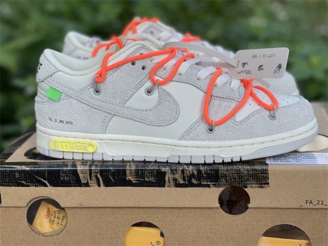 Authentic OFF-WHITE x Nike Dunk Low “The 50” DJ0950 108