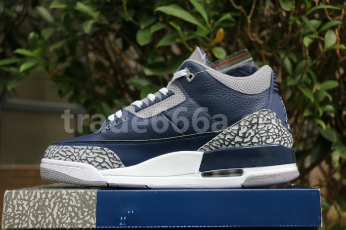 Authentic Air Jordan 3“Midnight Navy”