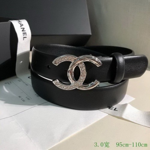 Super Perfect Quality CHNL Belts(100% Genuine Leather,steel Buckle)-239