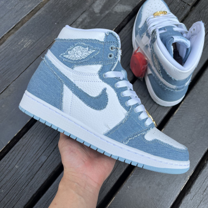 Authentic Air Jordan 1 High OG “Denim”  GS