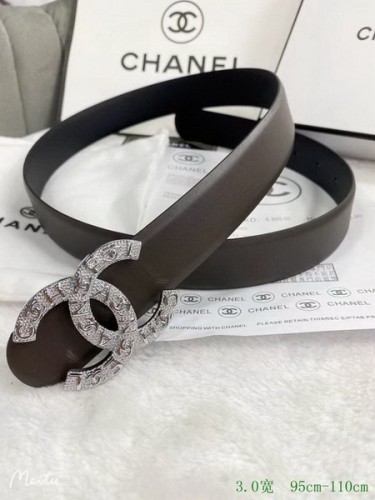 Super Perfect Quality CHNL Belts(100% Genuine Leather,steel Buckle)-224