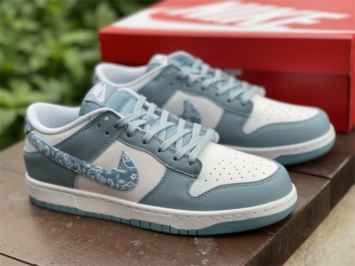 Authentic Nike Dunk Low “Blue Paisley”