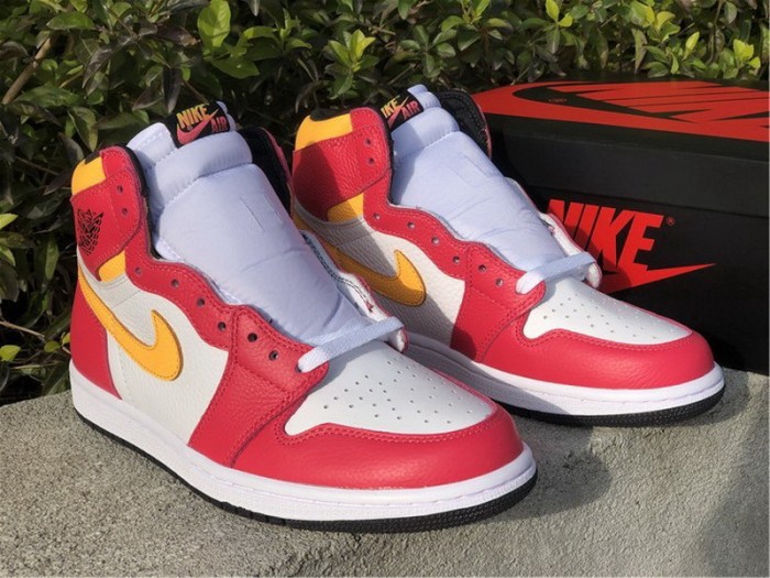 Authentic Air Jordan 1 “Light Fusion Red”