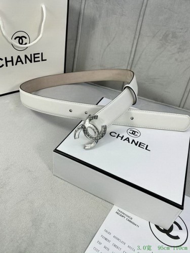 Super Perfect Quality CHNL Belts(100% Genuine Leather,steel Buckle)-241