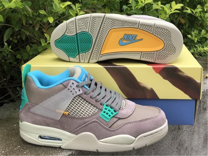 Authentic UNION x Air Jordan 4 Taupe Haze