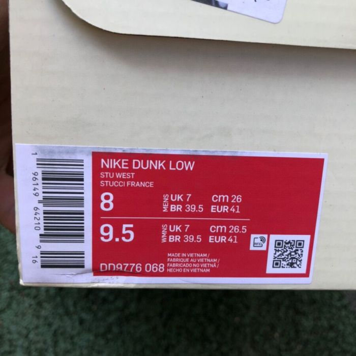 Authentic Stussy x SB Dunk Low DD9776-068