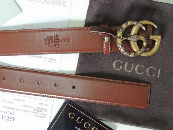 Super Perfect Quality G Belts(100% Genuine Leather,steel Buckle)-4458