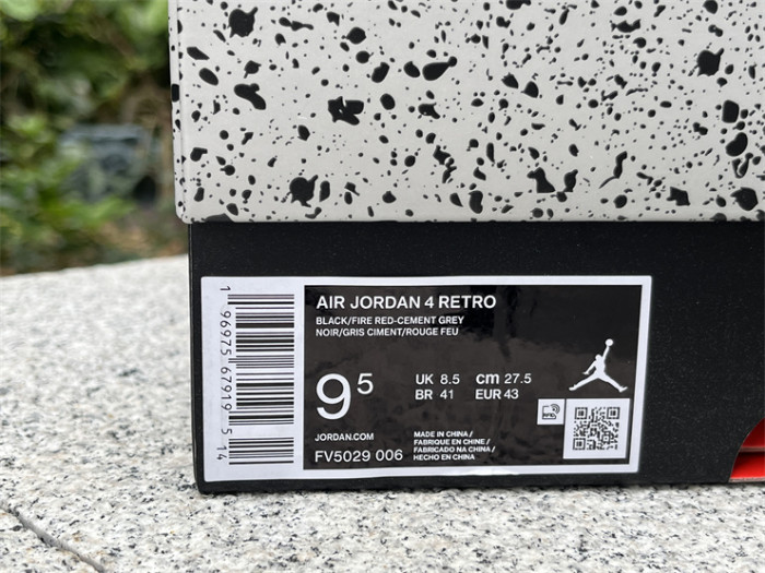 Authentic Air Jordan 4 “Bred Reimagined”