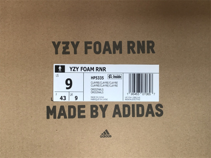 Authentic Yeezy Foam Runner “Flax”