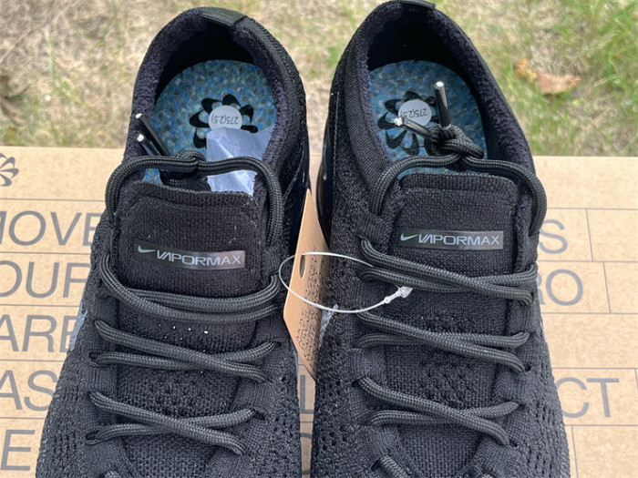 Authentic Nike Vapormax 2023 Flyknit Black Grey