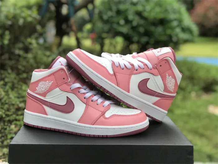 Authentic Air Jordan 1 Mid “Valentine's Day”