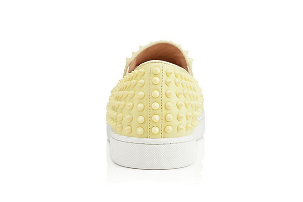 Super Max Perfect  Christian Louboutin Roller-Boat Men's Flat Yellow(with receipt)