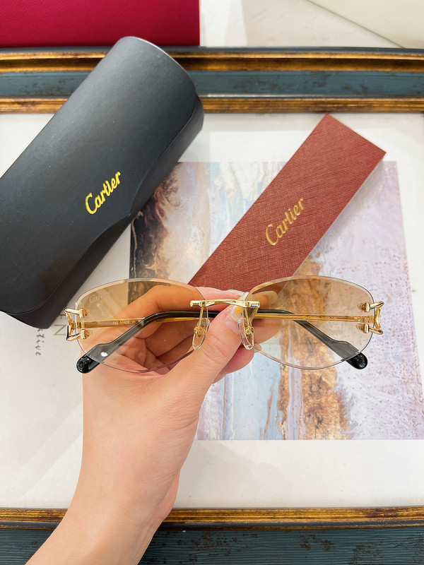 Cartier Sunglasses AAAA-6039