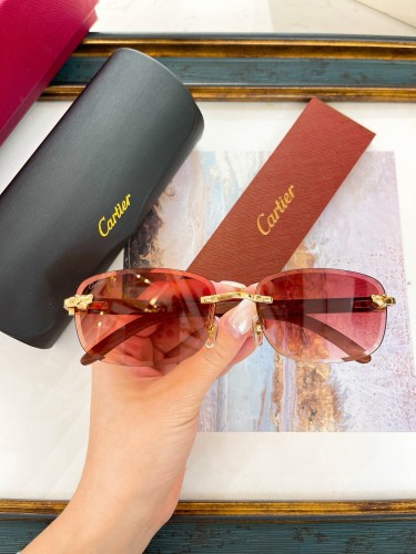 Cartier Sunglasses AAAA-7690