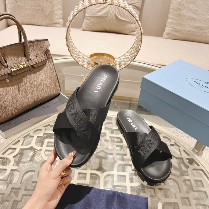 Prada women slippers 1：1 quality-144