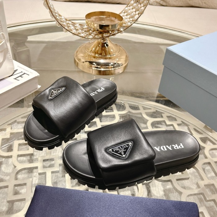 Prada women slippers 1：1 quality-142