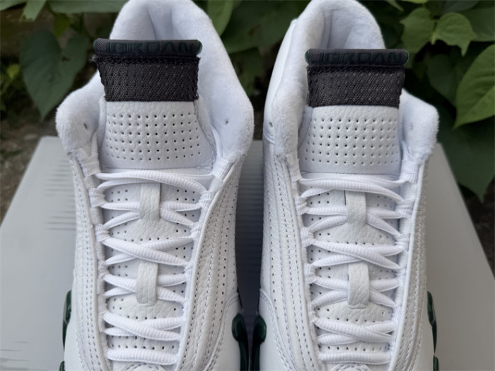 Authentic Air Jordan 14 Retro White Forest Green