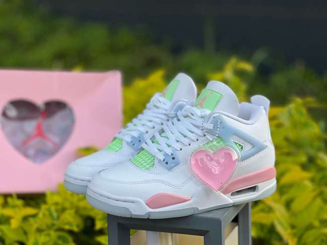 Authentic  Air Jordan 4 Retro Valentine's Day 2026