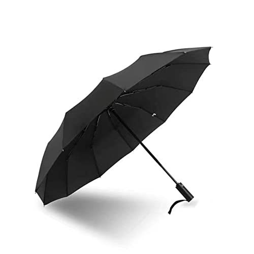 Fully Automatic Umbrella Vinyl Folding Business Sunny and Rainy Three-Fold Sunshade Sun Umbrella