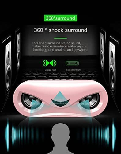 NC LED Colorful Lights Bluetooth Speaker Subwoofer High Volume Dual Speakers 10W Wireless Desktop Bluetooth M6 Speaker