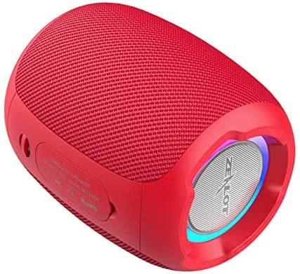 NC Portable Bluetooth Speaker, Wireless IP7 Waterproof Outdoor Speaker with Subwoofer, High Volume, Longer Play Time, Bluetooth 5.1, Dual Pairing, Party Beach Camping Portable Speaker, Black