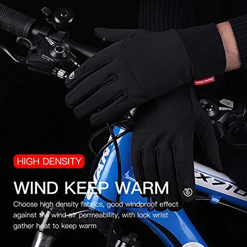 NC Winter Outdoor Sports Running Glove Warm Touch Screen Gym Fitness Full Finger Gloves for Men Women Knitted Magic Gloves