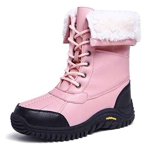 NC Ladies Snow Boots Ladies High Top Plus Velvet Thick Warm Large Size Waterproof Casual Sports Cotton Shoes