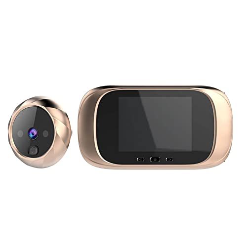 NC 2.8 Inch OLED Screen Video Doorbell with Camera Peephole Viewer Electronic Vision Cat Eye with Infrared Night Vision/Motion Detection/Automatic Photo and Video Shooting/160° Wide-Angle Lens