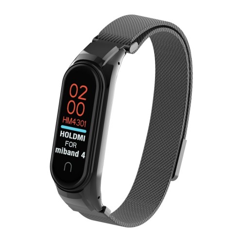 Suitable for Xiaomi Mi Band 6th generation Milanese magnetic wristband, 345th generation metal strap stainless steel replacement wristband