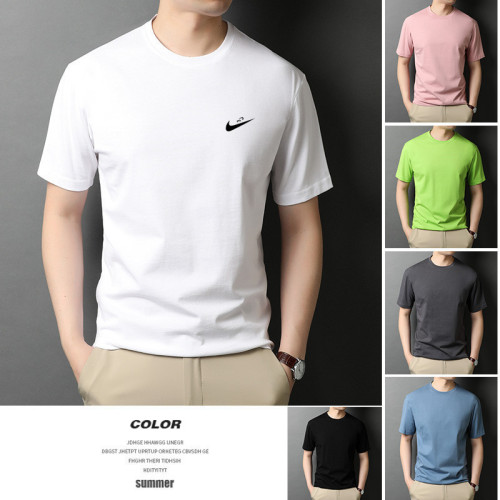 Men's Summer Short Sleeve, Fashion Simple Casual Round Neck T-Shirt, Casual Fashion Sports Top