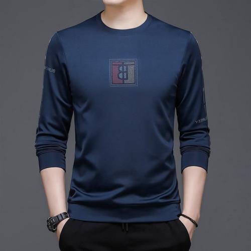 2022 New Casual Long Sleeve Round Neck T-Shirt, Men's Sweater Loose Bottoming Shirt, Fashion Sports Long Sleeve