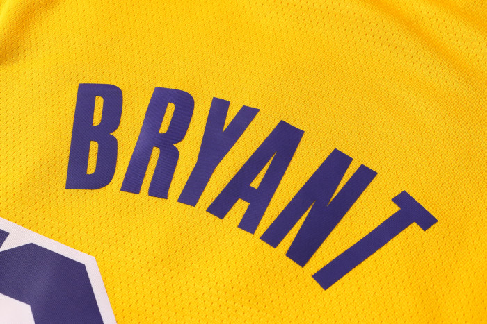 Kobe Bryant Los Angeles Lakers 2020/21 Swingman Jersey - Yellow