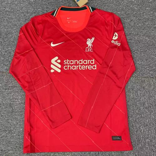 Liverpool Home Man Long Sleeve Jersey 21/22