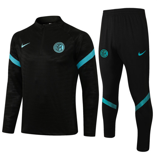 Inter Milan Training Jersey Suit 21/22 Black
