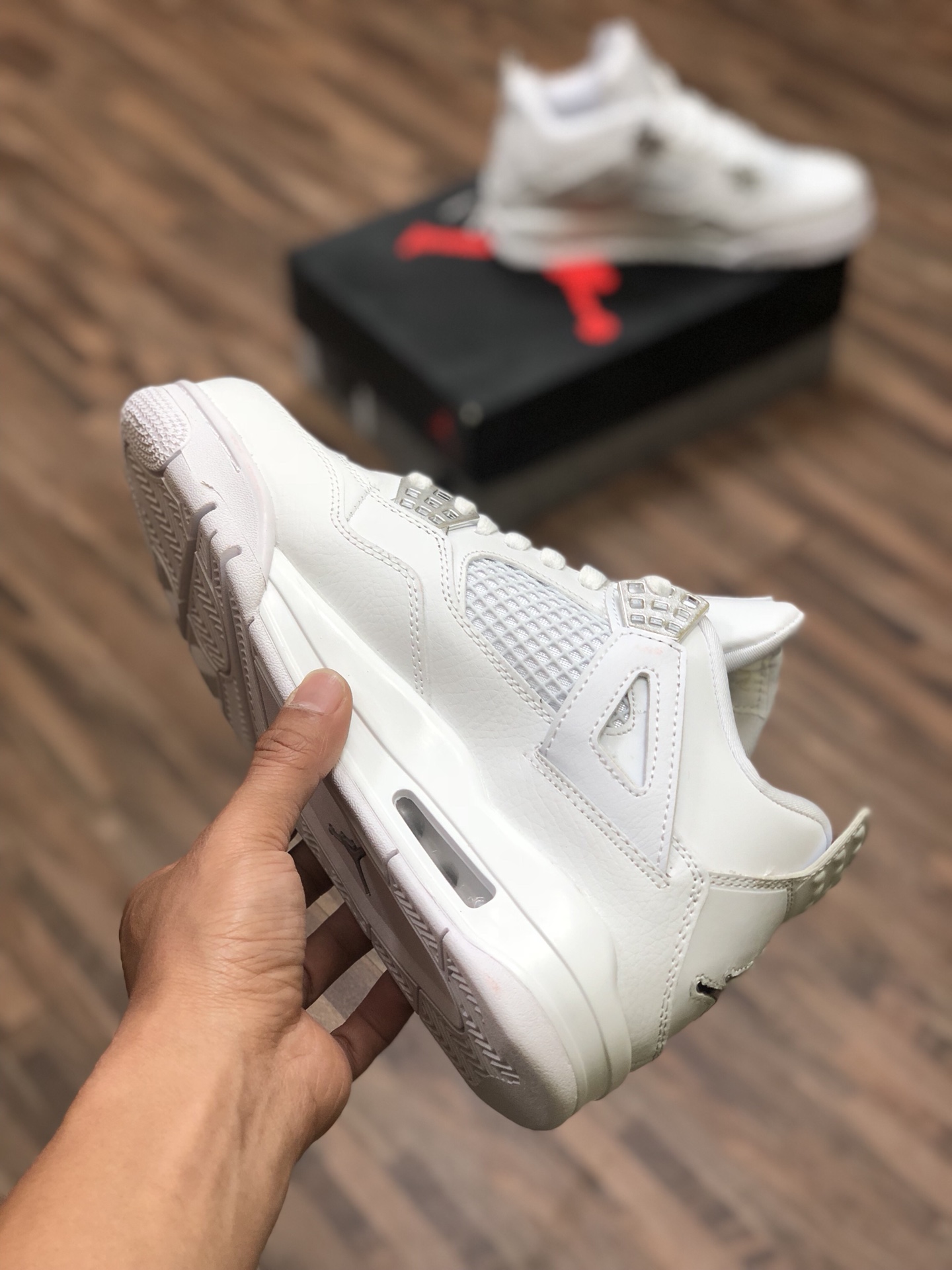 Union x NK Air Jordan 4 AJ4 Sports Shoes