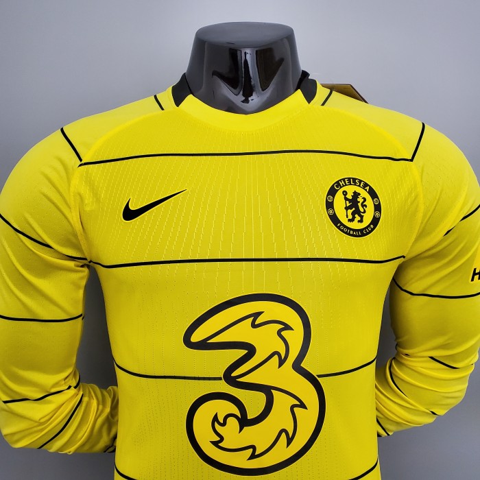 Chelsea Away Player Long Sleeve Jersey 21/22