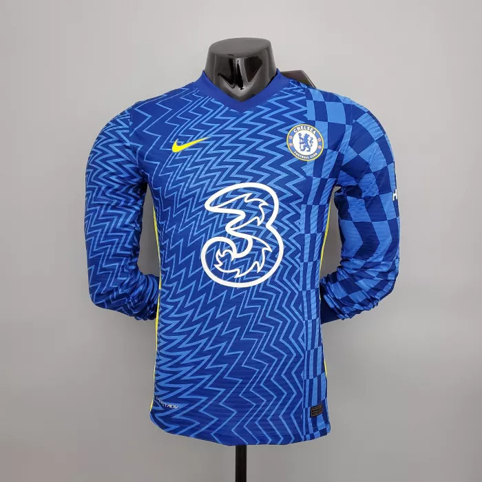 Chelsea Home Player Long Sleeve Jersey 21/22