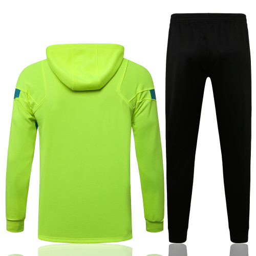 Inter Milan Training Jacket Suit 21/22 Fluorescent Green
