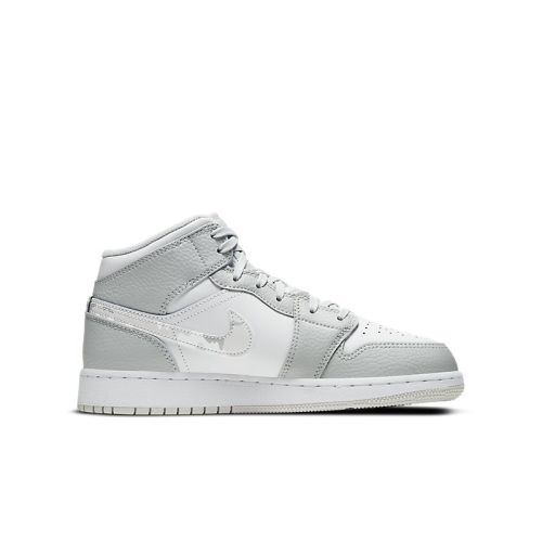 Air Jordan 1 Mid White Gray