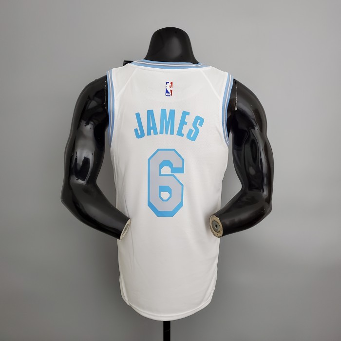 LeBron James Los Angeles Lakers 2020/21 Swingman Jersey White