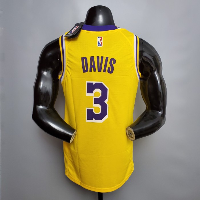 Anthony Davis Los Angeles Lakers 2020/21 Swingman Jersey Yellow