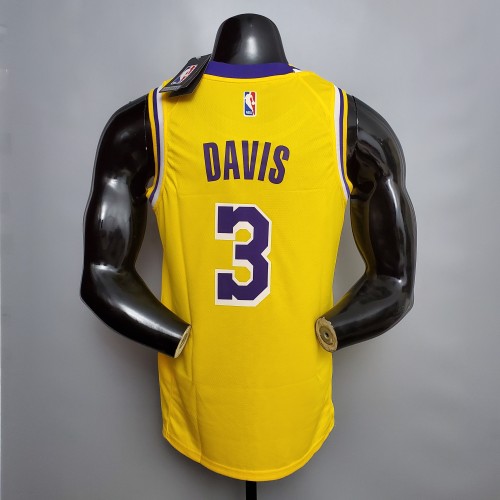 Anthony Davis Los Angeles Lakers 2020/21 Swingman Jersey Yellow