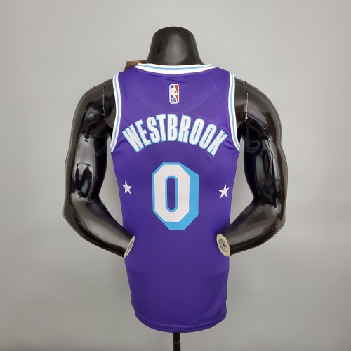 Russell Westbrook Los Angeles Lakers 2021/22 City Edition Swingman Jersey Purple