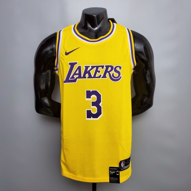 Anthony Davis Los Angeles Lakers 2020/21 Swingman Jersey Yellow