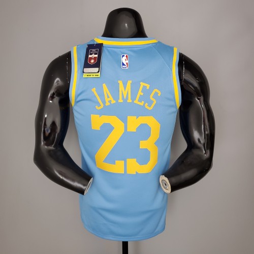 LeBron James Los Angeles Lakers Minneapolis Edition 2020/21 Swingman Jersey Blue