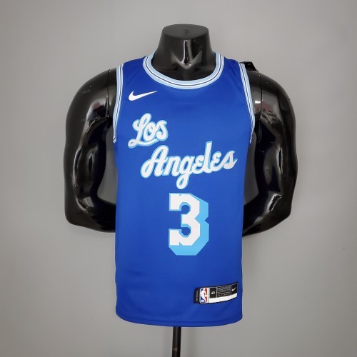 Anthony Davis Los Angeles Lakers 2020/21 Swingman Jersey Retro Blue