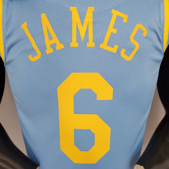 LeBron James Los Angeles Lakers Minneapolis Edition 2020/21 Swingman Jersey Blue