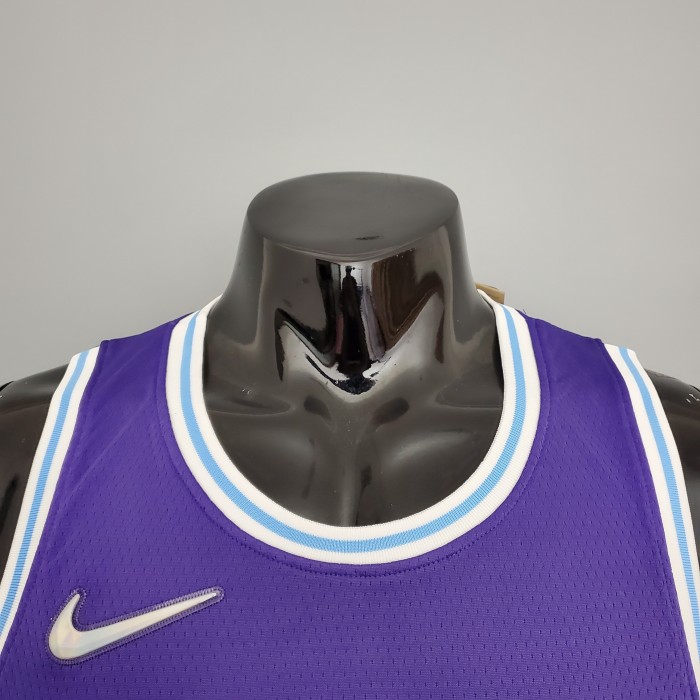 LeBron James Los Angeles Lakers 2021/22 City Edition Swingman Jersey Purple