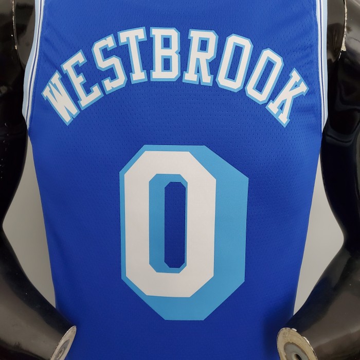 Russell Westbrook Los Angeles Lakers 2020/21 Swingman Jersey Retro Blue