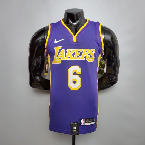 LeBron James Los Angeles Lakers 2020/21 Swingman Jersey Purple